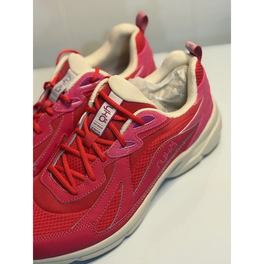 Ryka Skyrise Walking Sneaker‎ Pink Water Repellent Lace Up Shoes Size 11 Women
